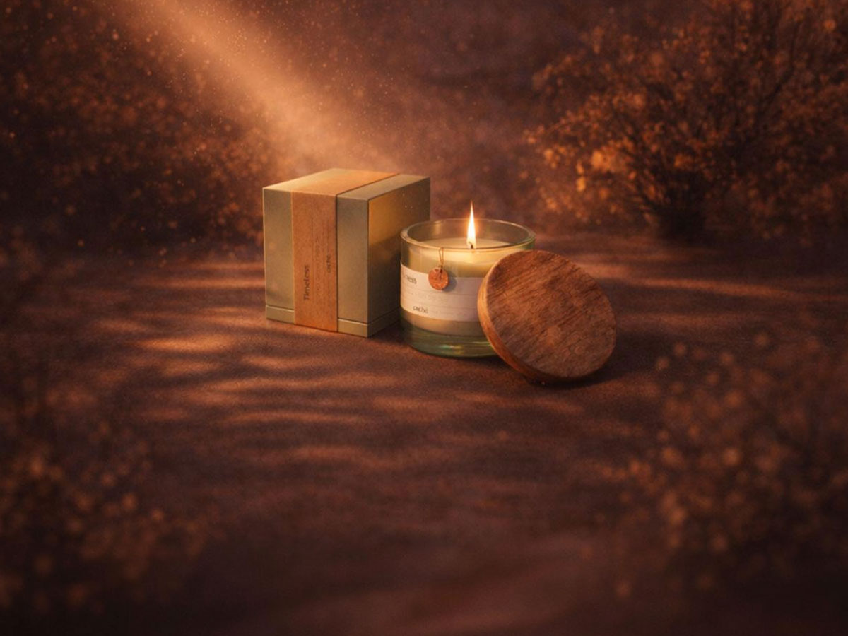 Cache Perfume campaign teaser still.